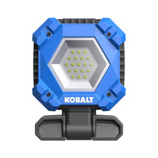 OPEN Kobalt 1500Lumen LED Battery Rechargeable Clamp Flood Light #1074663 D7