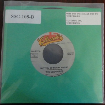 The Cleftones, Why You Do Me Like You Do 45rpm record