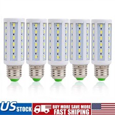 E26e27 Led Corn Light Bulb 5000k Cool Daylight White Super Bright 10w 12v 5pack