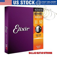 Elixir Phosphor Bronze Nanoweb  Custom Light ...