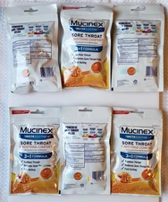 Mucinex Sore Throat + Soothing Comfort 20 Drops Honey & Echinacea (Lot of 6)