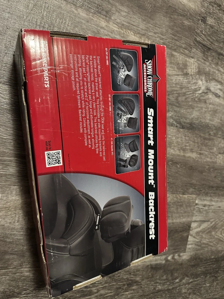 Smart Mount Backrest-Can-am Spyder-Honda GL1500 Gold wing-Honda GL1800 Gold Wing - Image 2 of 4