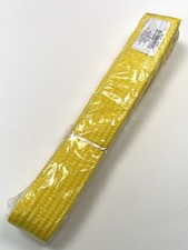 CENTURY Martial Arts Yellow Fabric BELT Size 1 Karate Judo 29950819 NIP NEW