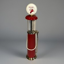 NOS Vintage Visible Gas Pump Replica Miniature•Texaco Fire-Chief Gasoline