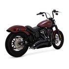 Vance & Hines for HD Softail 18 22 St Bob Big Radius 2 2 Black PCX Full System