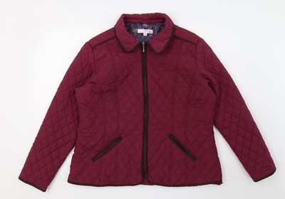 Roter Steppmantel Damen UK-Größe 12 Julipa