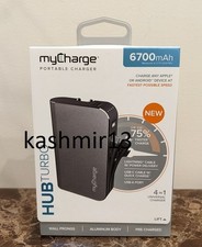 myCharge HUB Turbo 6700 mAh Portable Charger NIB