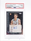 KON KNUEPPEL 2025-26 TOPPS CHROME ROOKIE AUTOGRAPH HORNETS RC AUTO PSA 9 Q0902