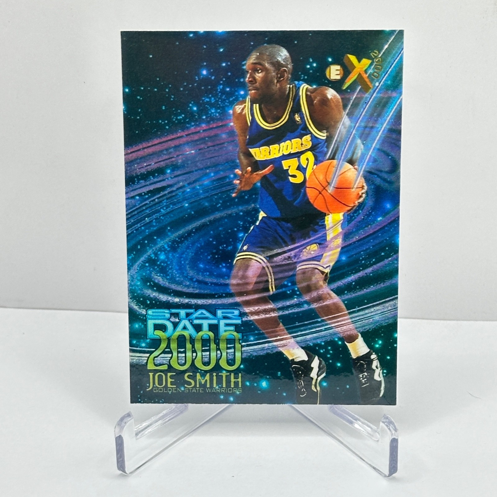 JOE SMITH 1996-97 E-X2000 Star Date 2000 #13 Insert Card Golden State Warriors