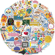 Back to School Stickers for Kids, 100 PCS First Day of School Teacher Reward