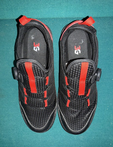 3G Men's Speed Dial Bowling Shoes Black and Red Size 11 RH