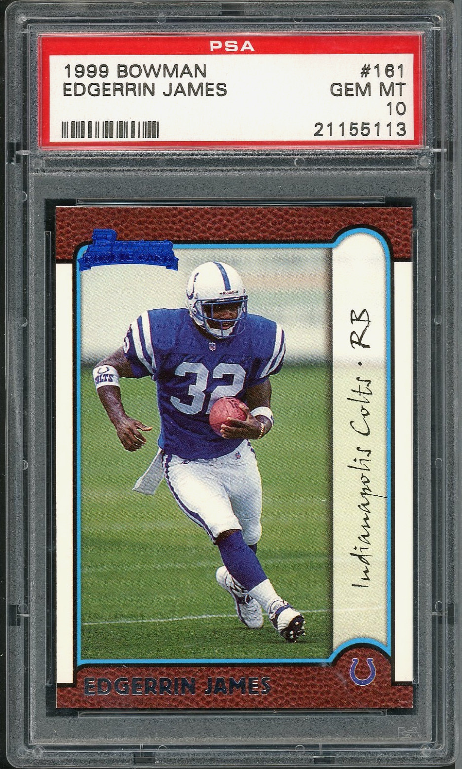 Edgerrin James Bowman #161 Base