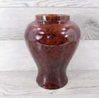 HAEGER Art Pottery VASE 4090 - FOR TIFFANY - Speckled Brown - LARGE 8.5"