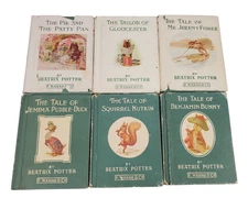 Beatrix Potter Assorted Vintage Hardcover Books 1930s