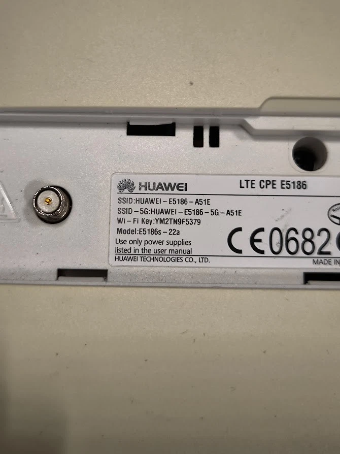 Router Huawei LTE CPE E5186S-22A - Usado, Funcional - Imagen 2 de 4