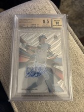 2015 Topps High Tek - Auto Ichiro #HT-I Pattern 1 Grass/Waves BGS 9.5 Auto 10