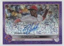 2022 Topps Chrome Rookie Purple Speckle Refractor /299 Reiver Sanmartin Auto z7d