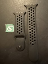 Apple Watch Nike Sport Band 45mm 42/44/46/49 Genuine OEM Black Black M/L B 