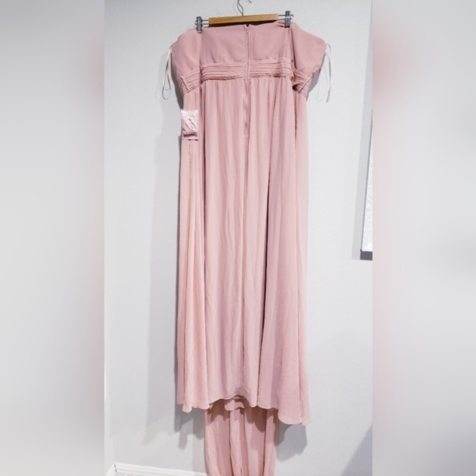 NWT Birdy Grey Dress CHICKY CONVERTIBLE DRESS MESH ROSE QUARTZ Formal 3X image 10