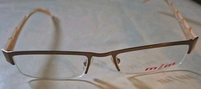 Alain Mikli Frames Orange  Half Rim Metal Frame 52-19-143 M0753 Col 21