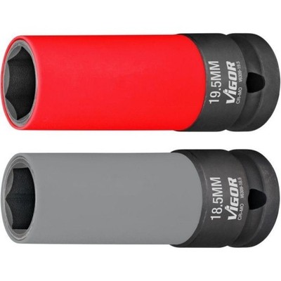 VIGOR Kraftsteckschlüsseleinsatz-Satz 1/2 Zoll 18,5/19,5 mm V6309
