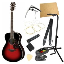 Yamaha FS830 DSR Akustikgitarre Einsteigerset 9-teiliges Konvolut