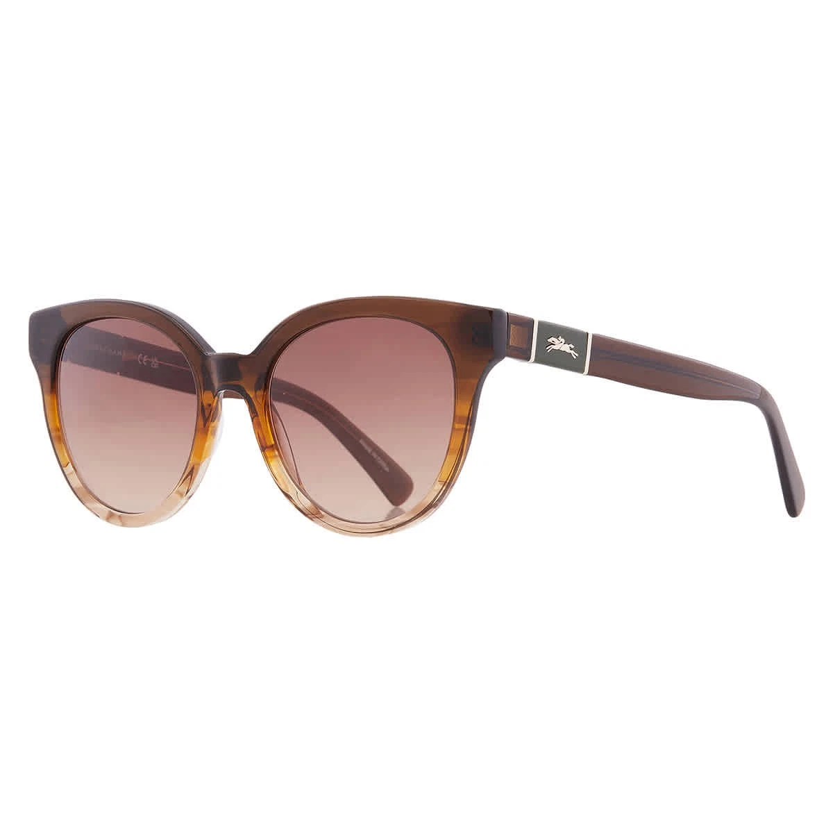 Brown Yellow Round Sunglasses for Women for sale | eBay display picture 1