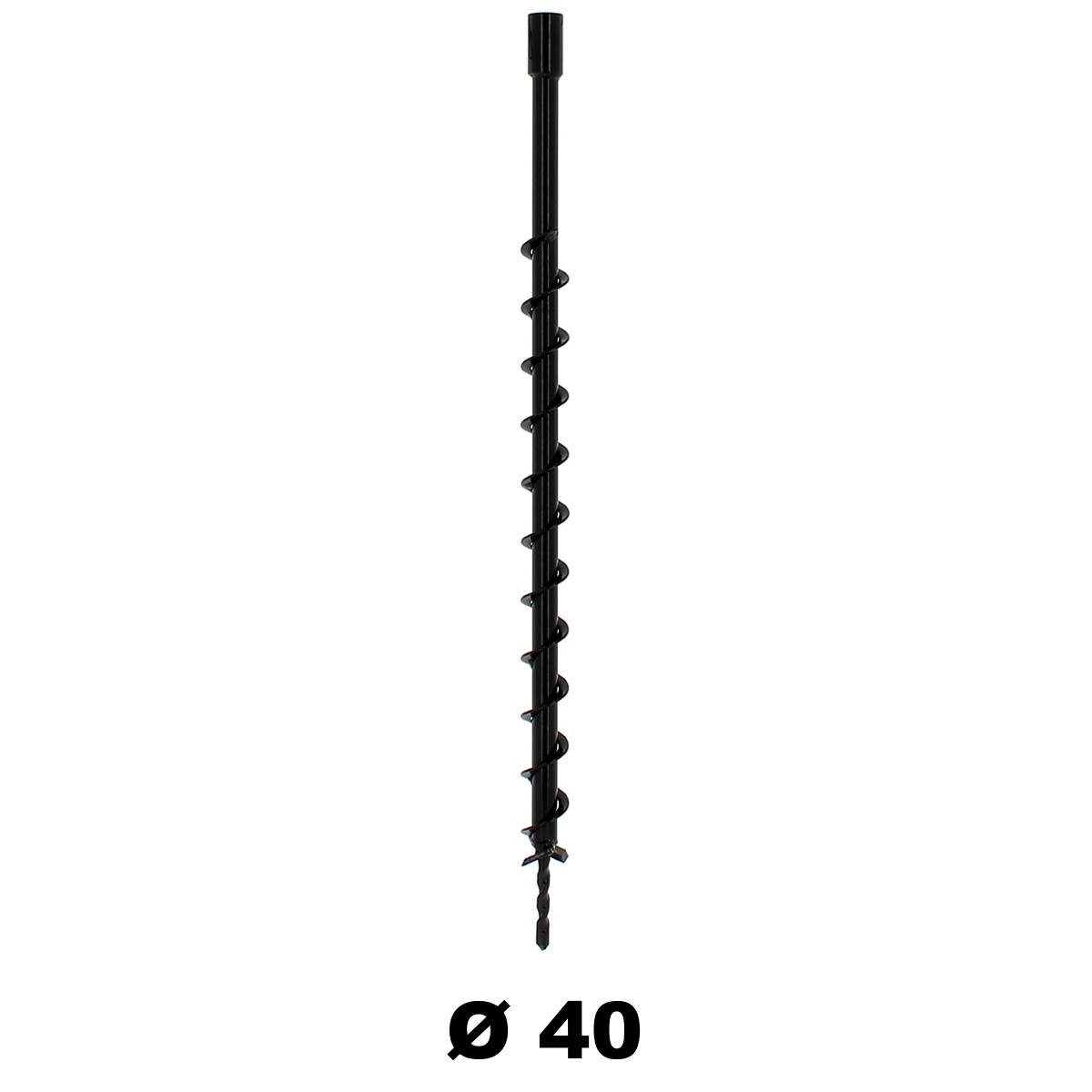 Mèche Ø 40 mm pour tarière thermique idéale piquets de clôture