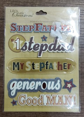 Life s Little Occasions Sticker Medley Step Dad Step Father Blended Family B11