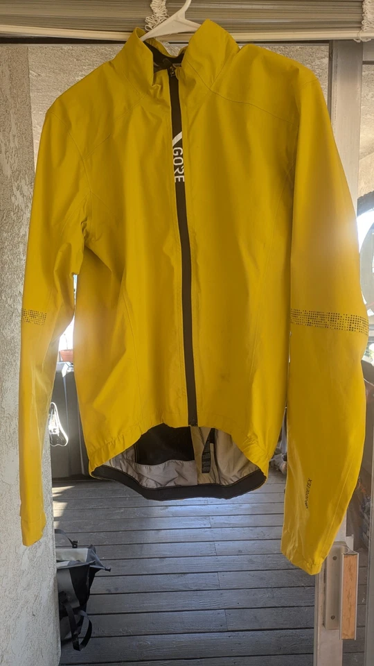 Chaqueta de lluvia GOREWEAR Torrent amarilla mediana Foto 2 de 4