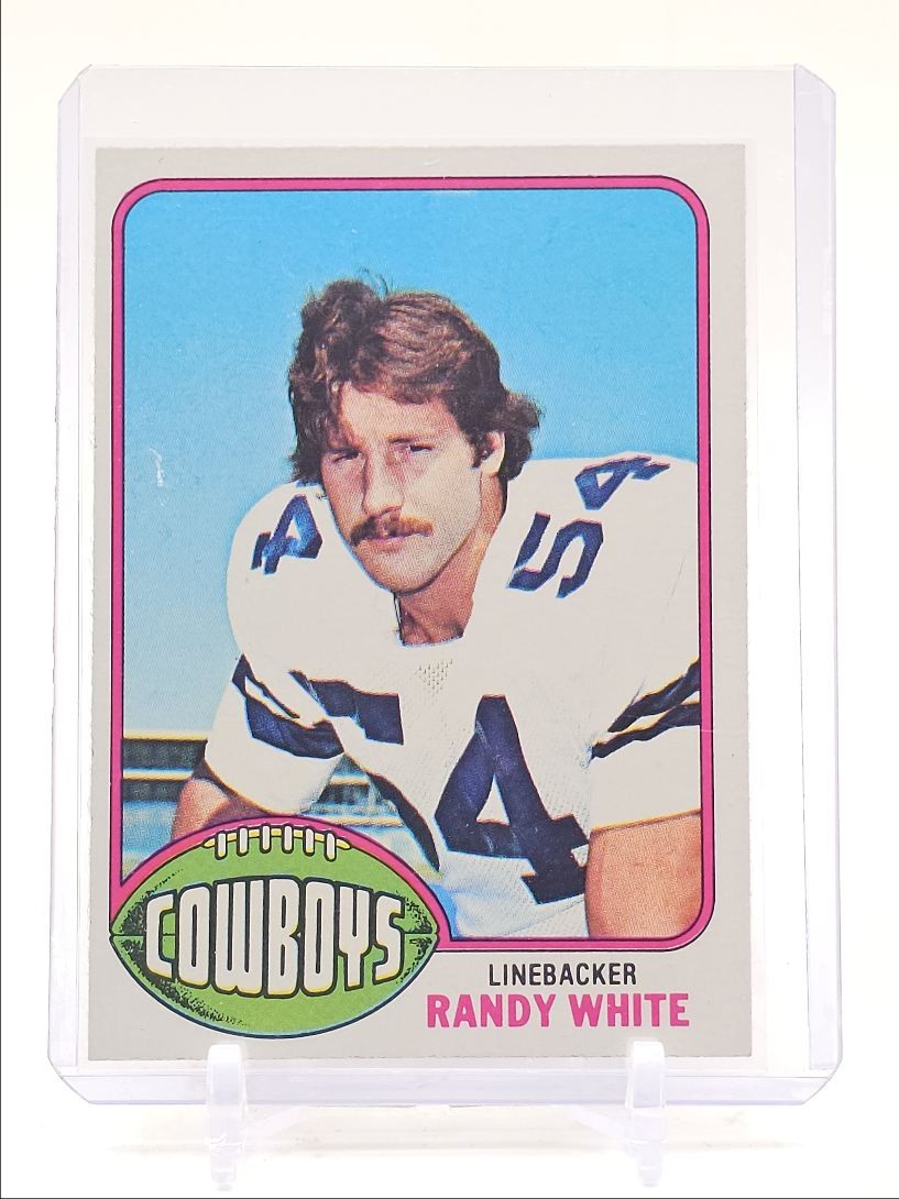 RANDY WHITE 1976 TOPPS ROOKIE NFL FOOTBALL COWBOYS #158 RC Q5559