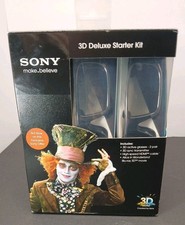 Sony 3D Deluxe Starter Kit con Alice nel Paese delle Meraviglie Blu-ray Film 3D NUOVO DI ZECCA