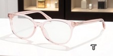 COACH HC6138U 5556 Phantos Transparent Pink Demo Lens 52 mm Women's Eyeglasses