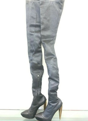 alexander mcqueen thigh high boots