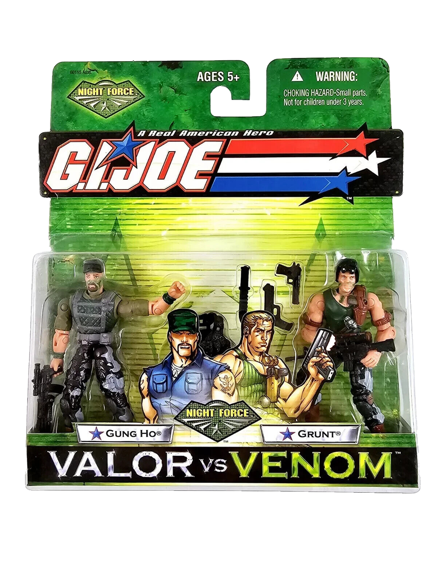 G.I. Joe Night Force Valor Vs Venom Gung Ho & Grunt Figure Set