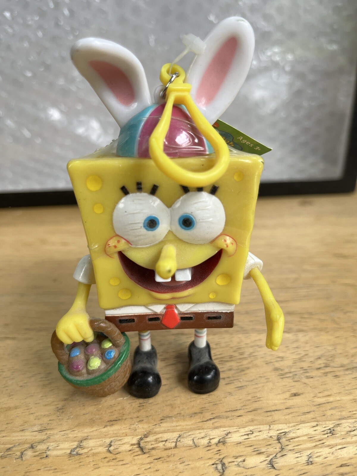 2004 SpongeBob SquarePants Easter Candy Buddy Nick Candy Keychain
