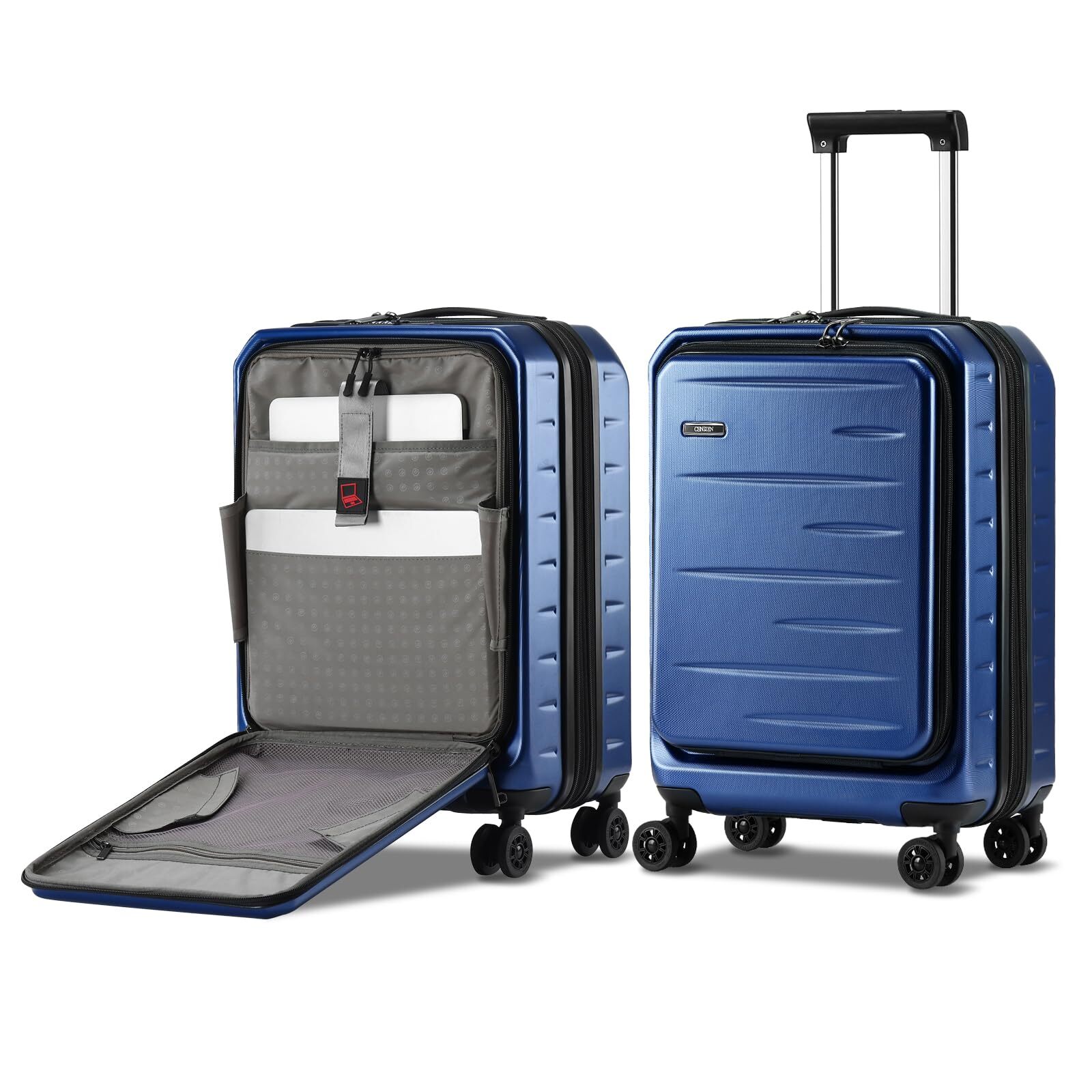 Expandable Carry On Luggage Airline Approved, 20 Inch Lightweight ABS+PC Hard...