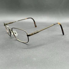 Adolfo Brigadier Eyeglasses Frame Gun/Tortoise 54-18-140 Used
