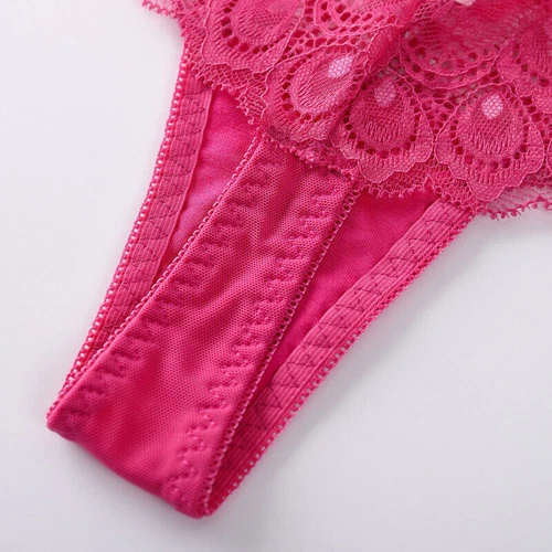 5 Pack Lot Sexy Womens Full Lace Panties Thong G string High Leg Underwear Brief - Picture 21 of 28