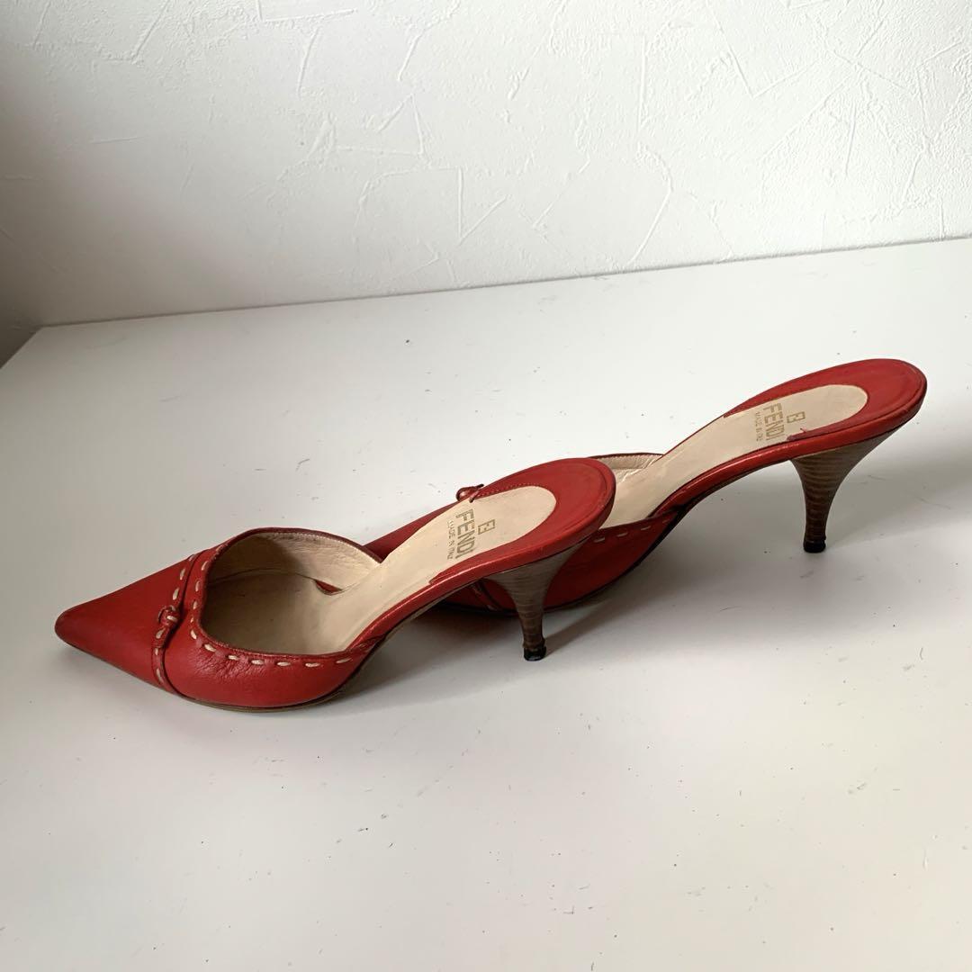 FENDI Pumps Heel EU36/US6 Red Leather | eBay FENDI Pumps Heel EU36/US6 Red Leather | eBay