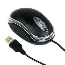 USB Optical LED Brand New Black Color Tech Pro Mouse For Laptop  Desktop