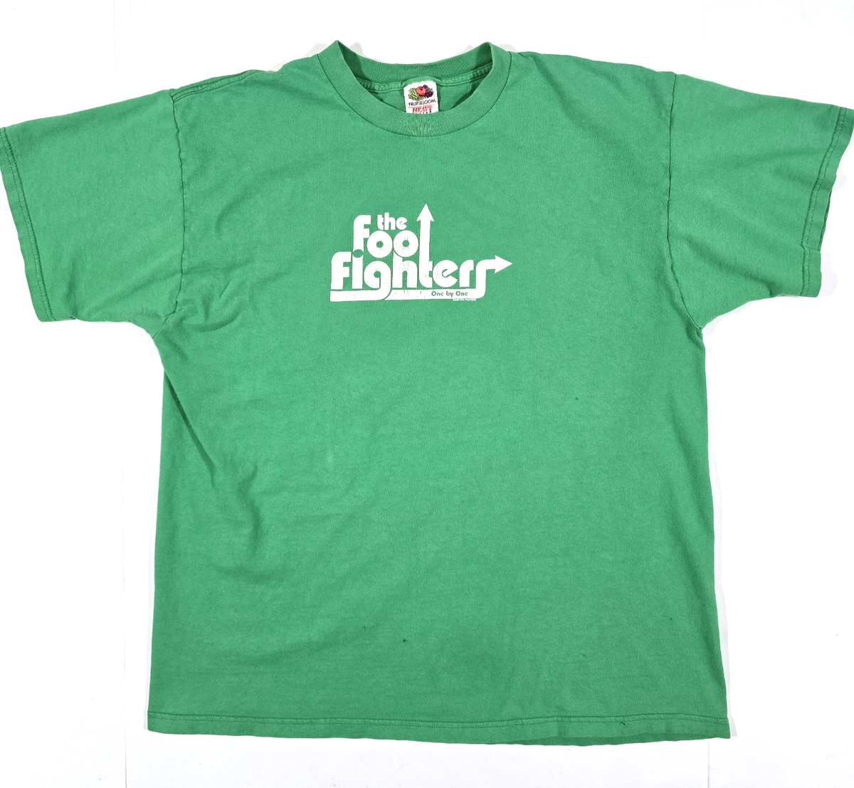 VINTAGE FOO FIGHTERS ONE BY ONE T SHIRT XL 2003 GREEN RARE Y2K | eBay