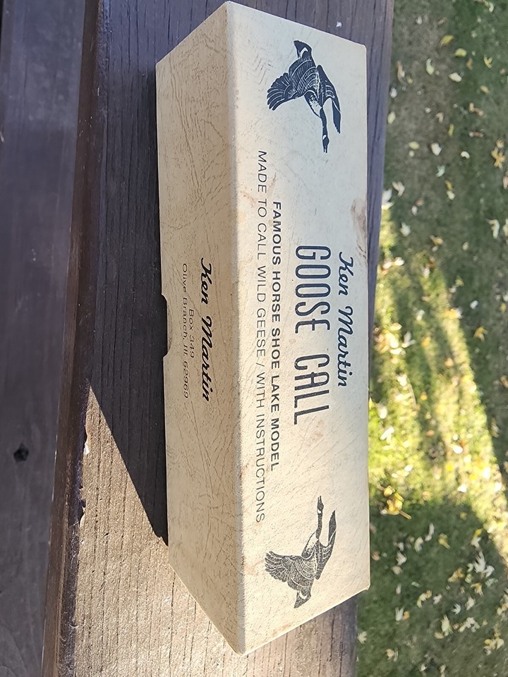 Ken Martin goose call Horseshoe Lake model eBay