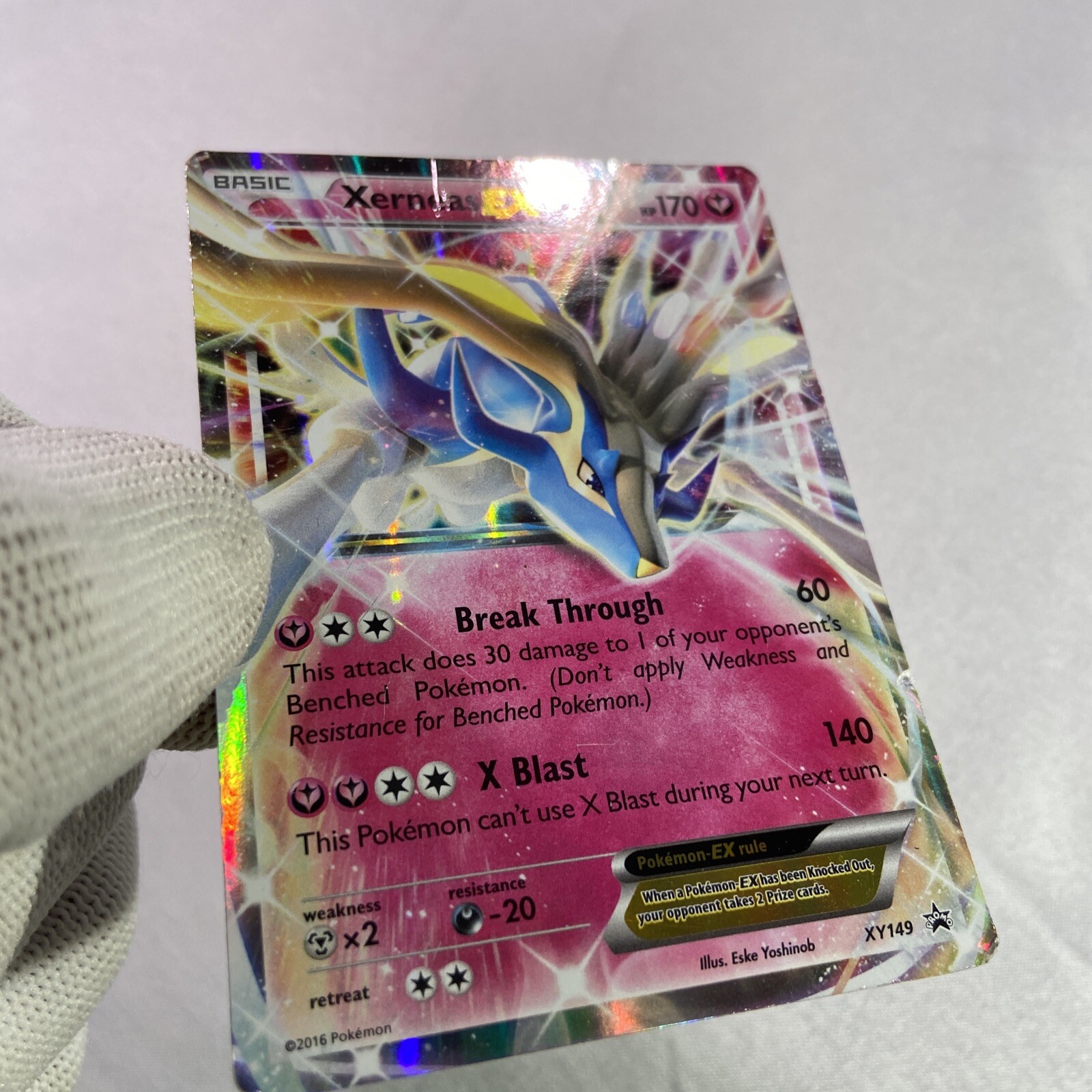 Xerneas EX XY149 Ultra Rare Promo Pokemon Heavily Played eBay