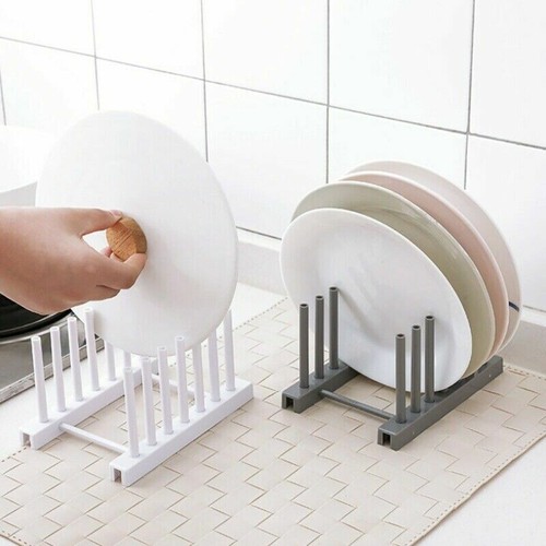 Kitchen Dish Bowl Plate Drying Utensils Rack Organizer Drainer Holder Storage - Picture 2 of 2