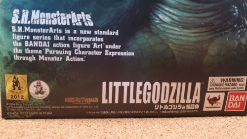 Bandai S.H. MonsterArts 2012 Baby Little Godzilla & Crystal Action Figure 73666 - Picture 4 of 24