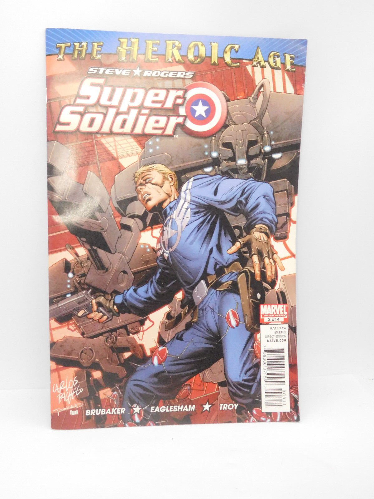STEVE ROGERS: SUPER SOLDIER #3 (of 4) - Back Issue Ed Brubaker