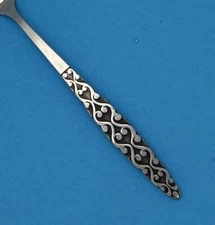 NATIONAL STAINLESS MALTA BLACK ACCENT STAINLESS FLATWARE TEXTURED JAPAN - CHOICE