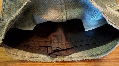 Gymboree Denim Jean Skort Skirt with Sash Peace Love Horses Girls Size 4 NEW - Picture 3 of 3