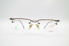 Vintage Prestige 49 Bronze Multicolor Half-Frame Glasses NOS